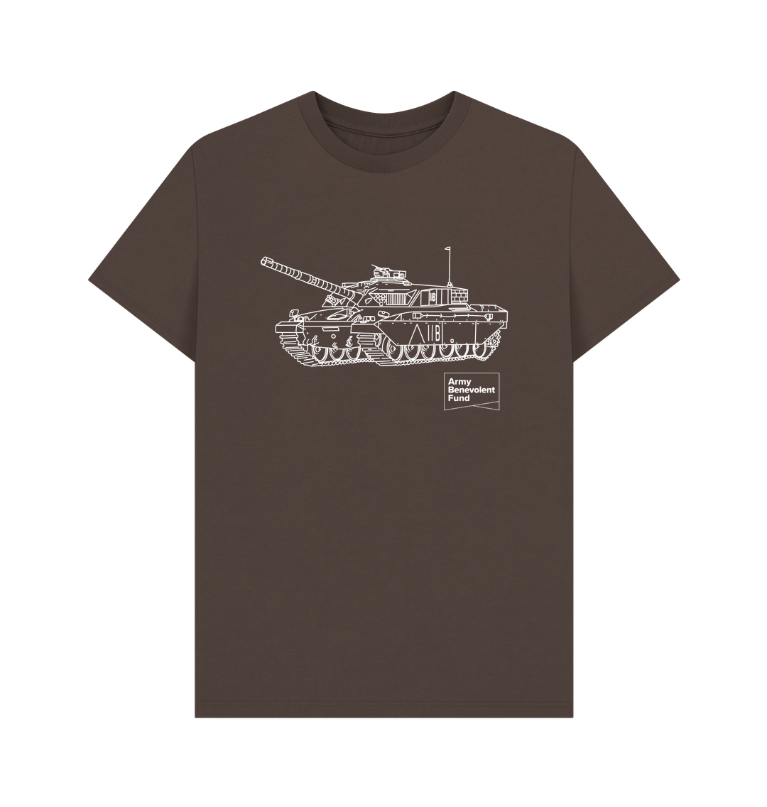 Tank Drawing Organic T-shirt - Army Benevolent Fund