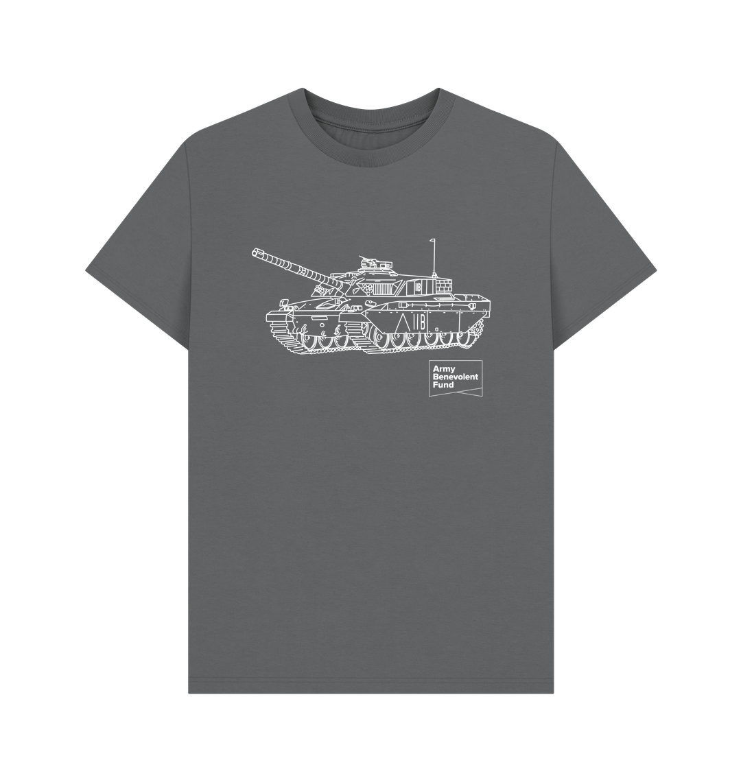 Tank Drawing Organic T-shirt - Army Benevolent Fund