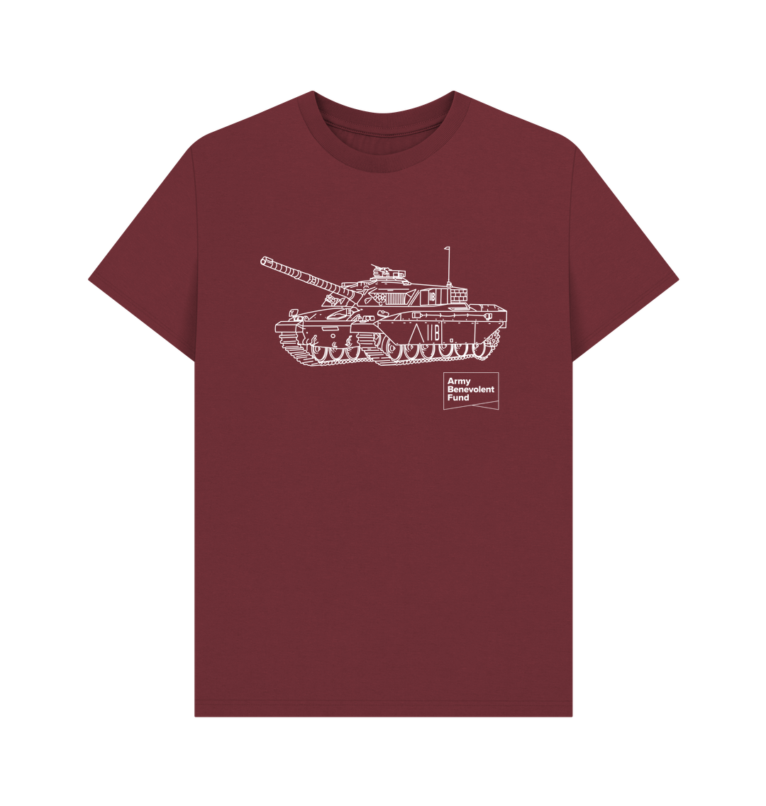 Tank Drawing Organic T-shirt - Army Benevolent Fund