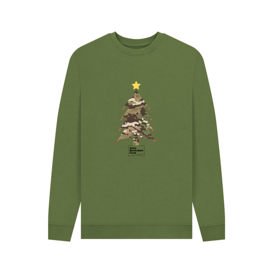 Unisex camouflage Christmas tree jumper - Army Benevolent Fund