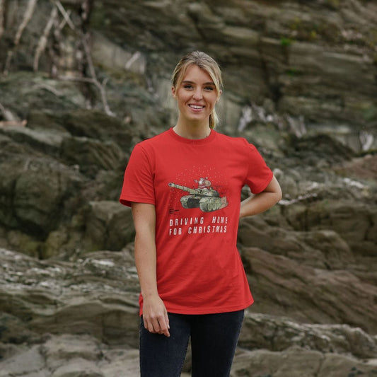 Unisex "Driving home for Christmas" T-shirt - Army Benevolent Fund