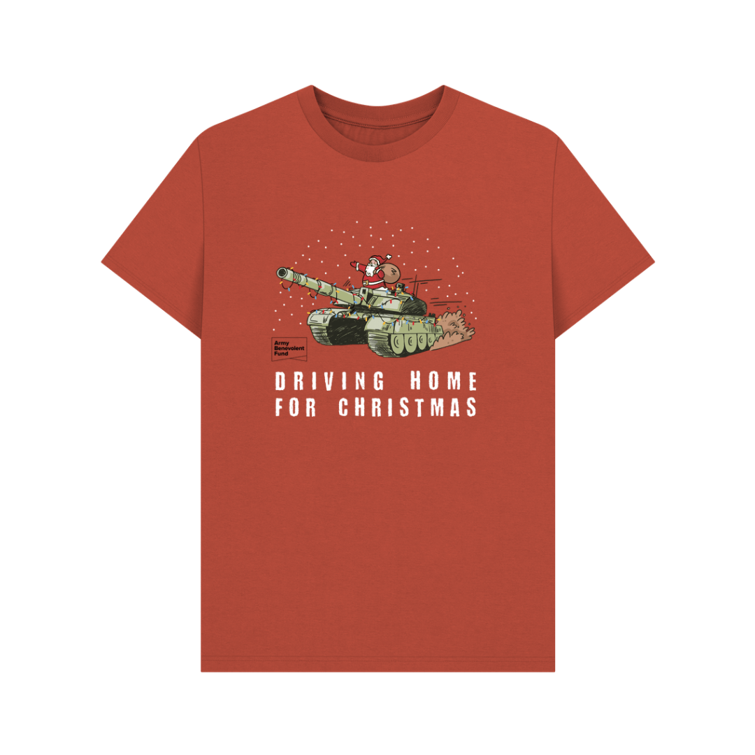 Unisex "Driving home for Christmas" T-shirt - Army Benevolent Fund