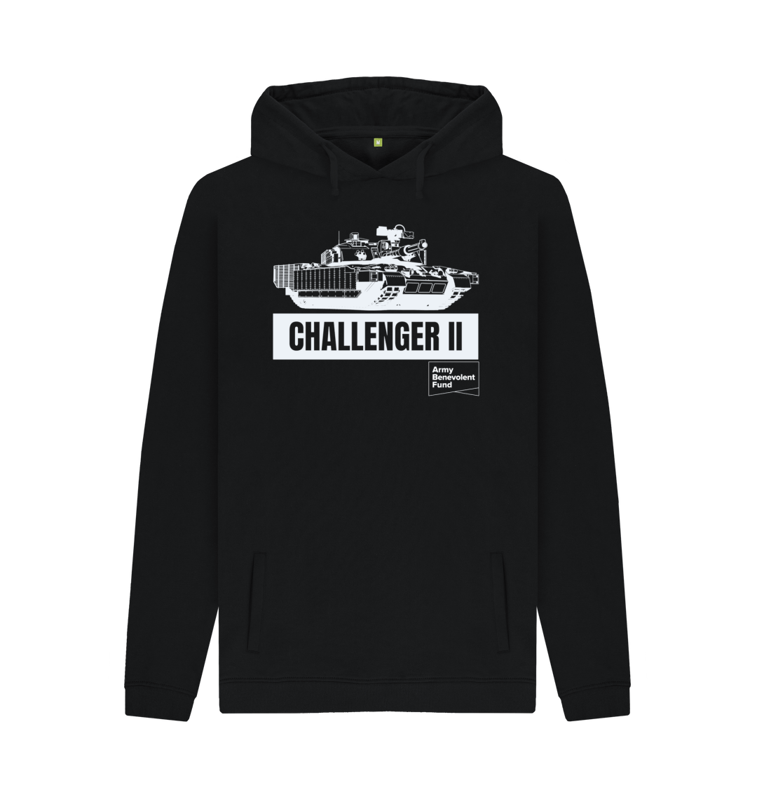 Black Printed Hoody