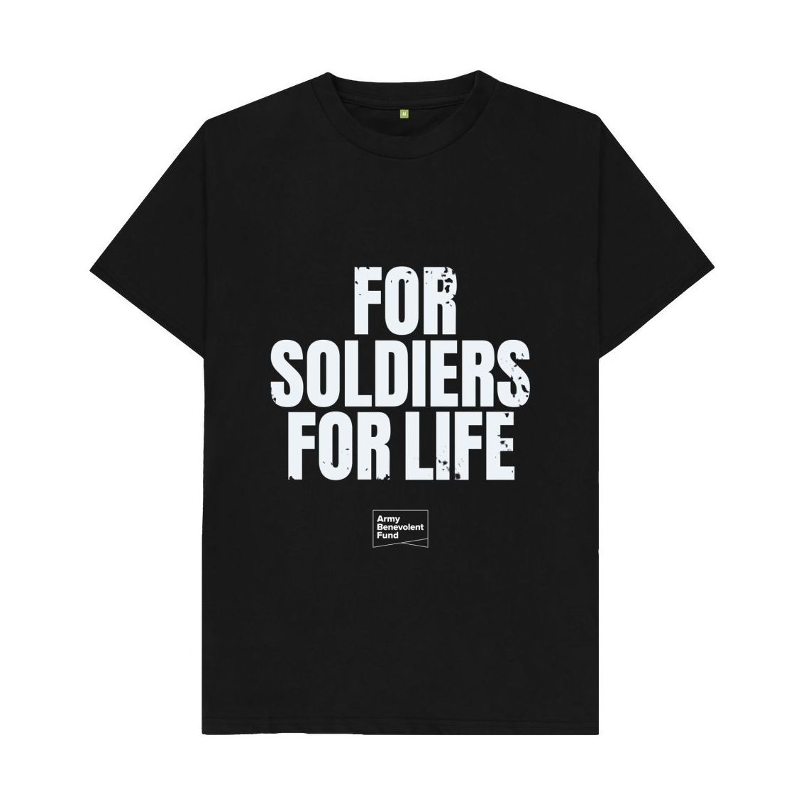 For Soldiers For Life Organic Cotton T-shirt - Army Benevolent Fund