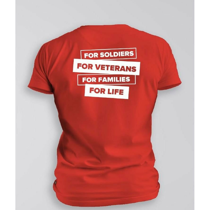 NEW ABF The Soldiers' Charity T-shirt Red Clothing ABF The Soldiers' Charity On-line Store  (7060710523071)