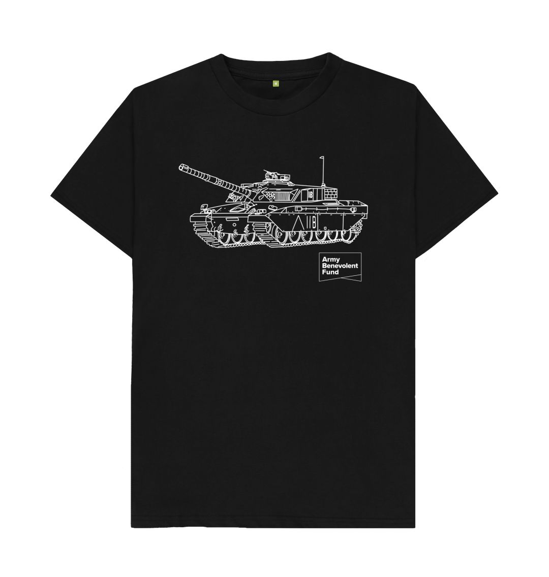 Tank Drawing Organic T-shirt - Army Benevolent Fund